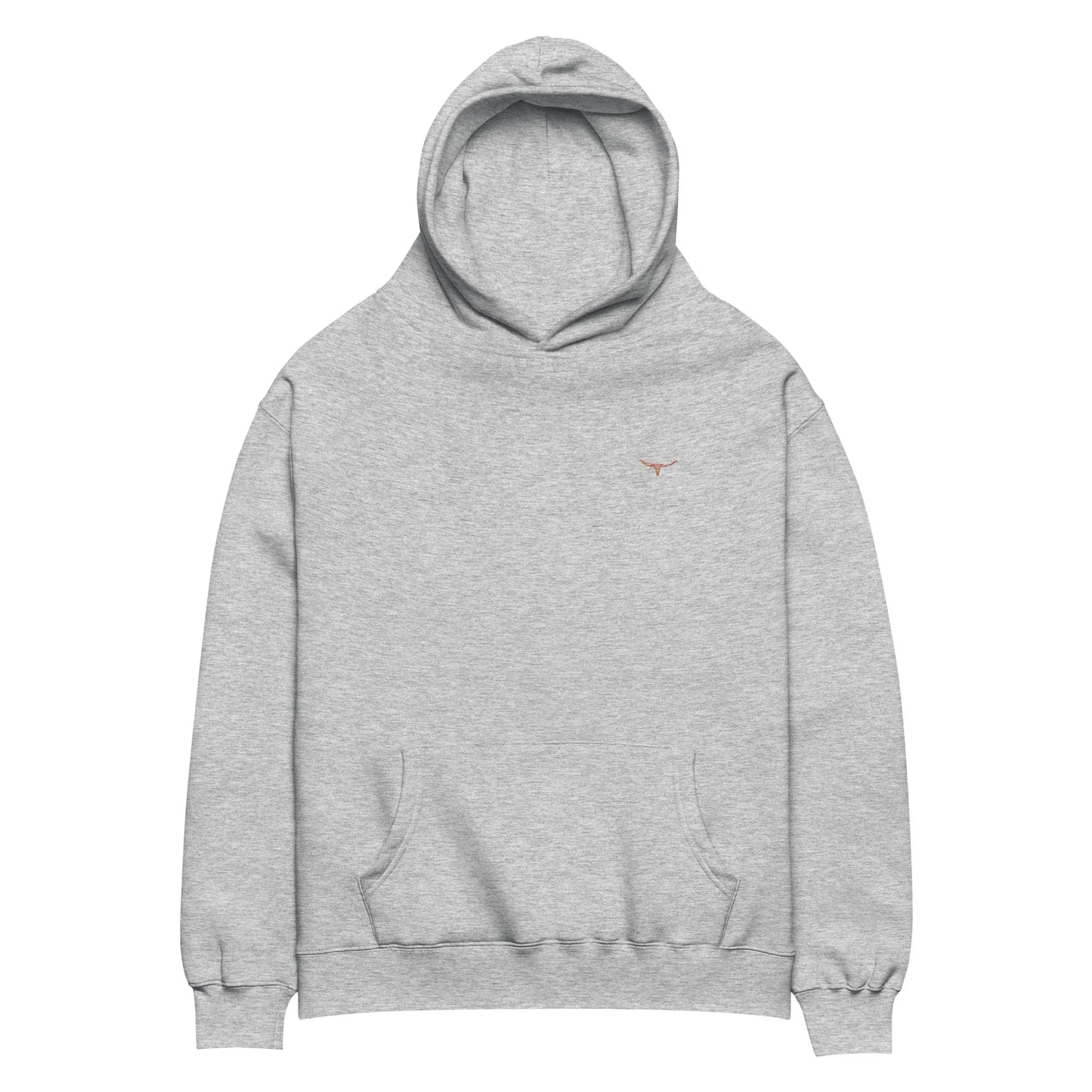 Longhorn Dusty Ridge Oversized Hoodie – Heather Grey - WanderWest