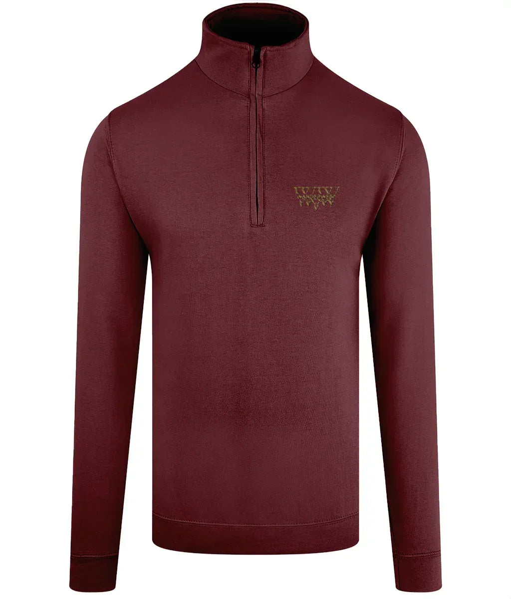 Whiskey Ridge Quarter Zip – Burgundy - WanderWest