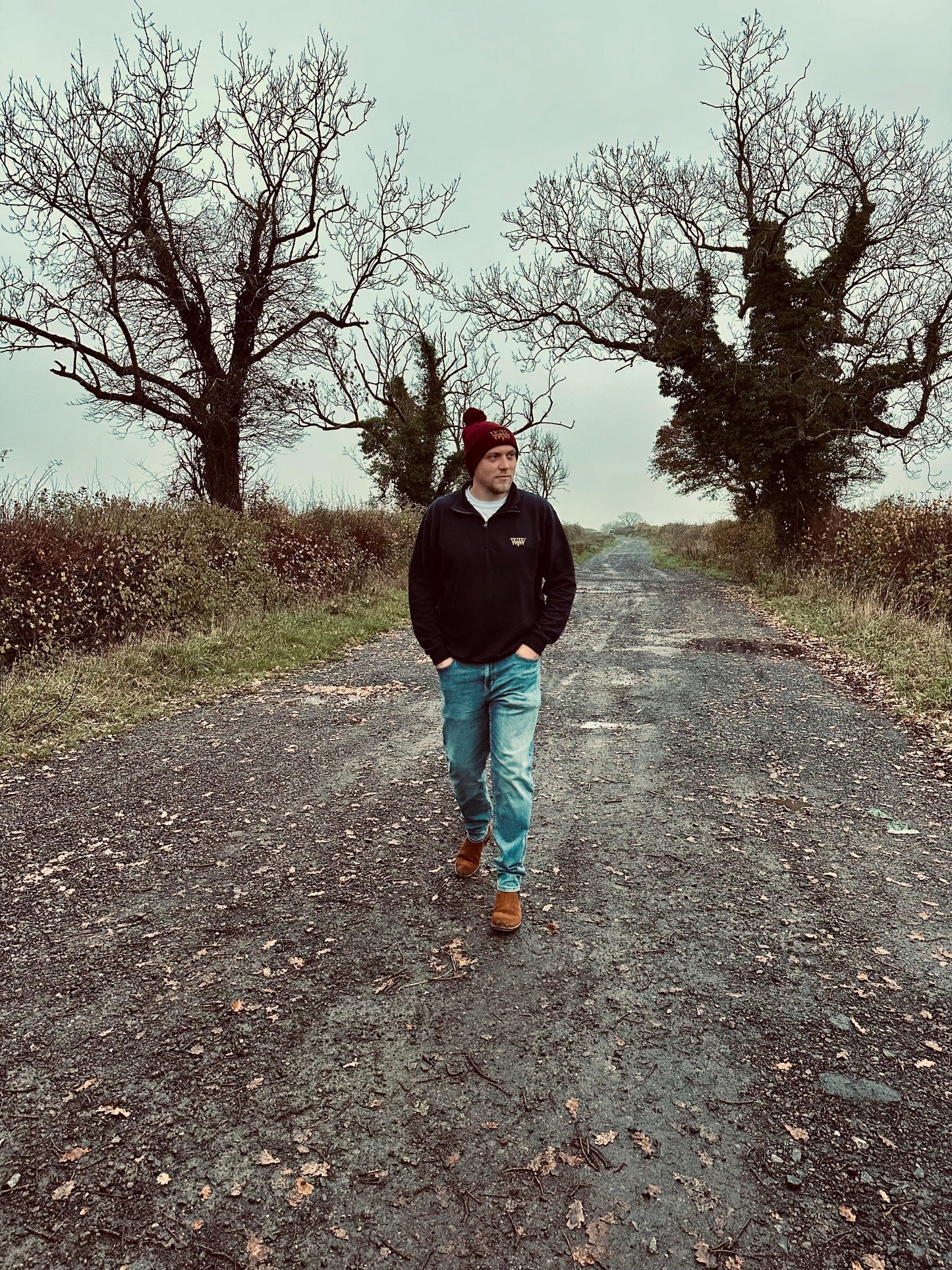 Coastal Rider Quarter Zip – French Navy - WanderWest