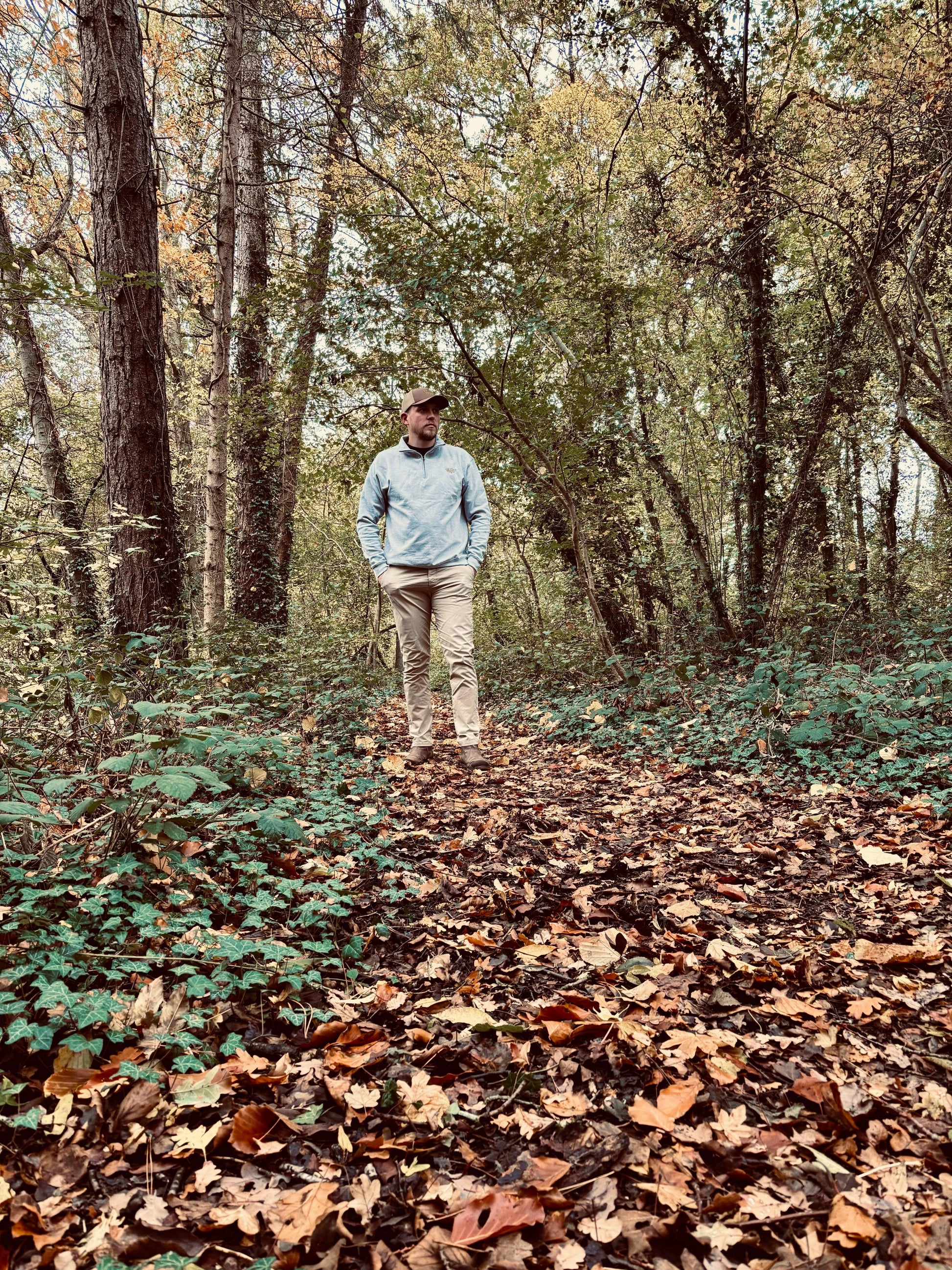 Dusty Trail Quarter Zip – Heather Grey - WanderWest