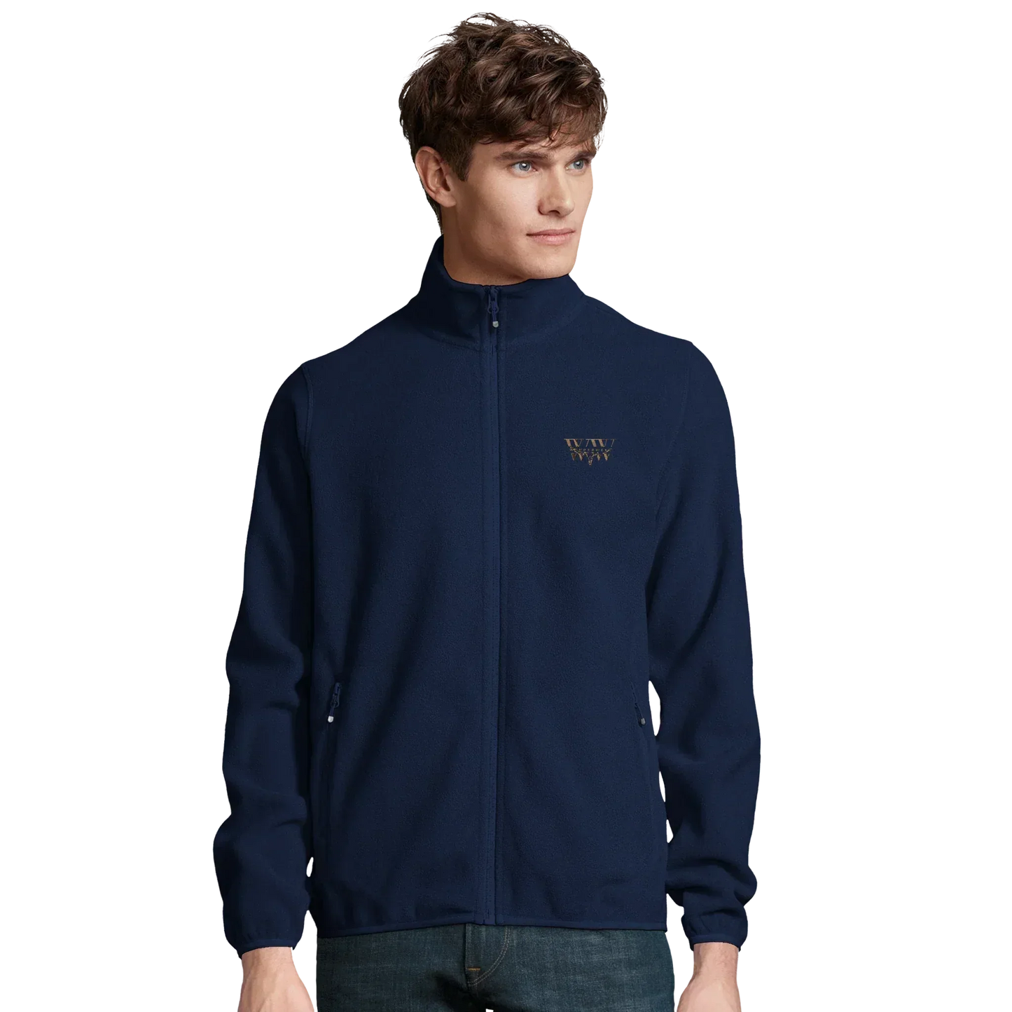 WanderWest Coastal Fleece – Navy - WanderWest