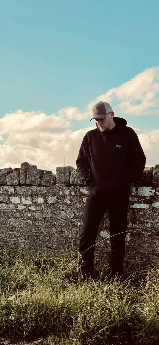 Outlaw Spirit Oversized Hoodie – Black - WanderWest