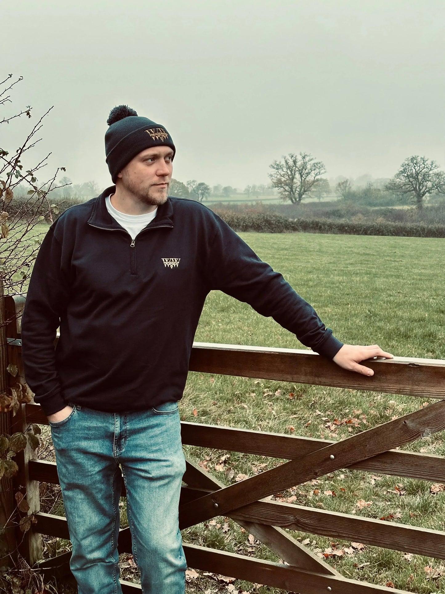 Coastal Rider Quarter Zip – French Navy - WanderWest