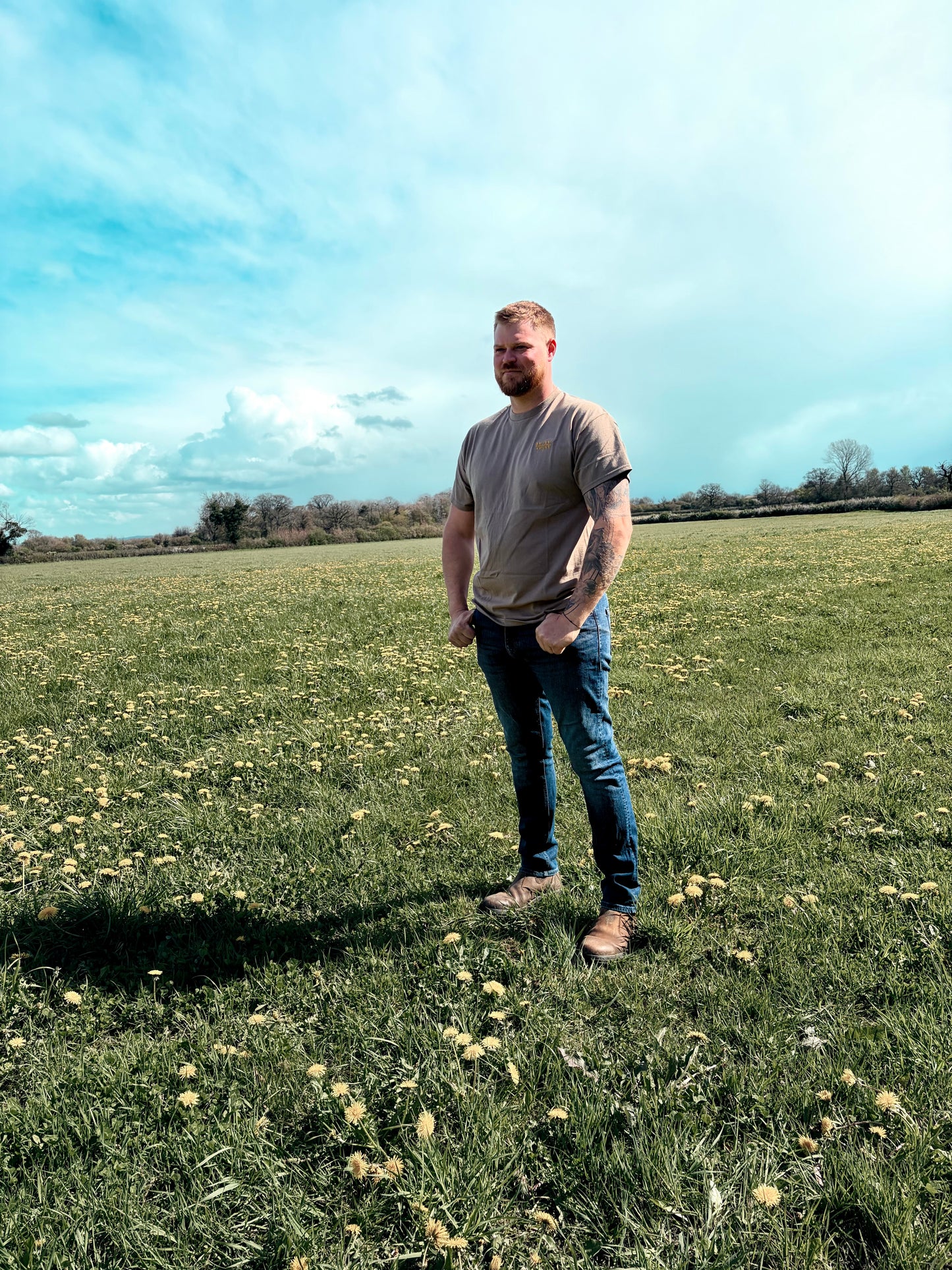 WanderWest Savannah Dust Tee – Brown