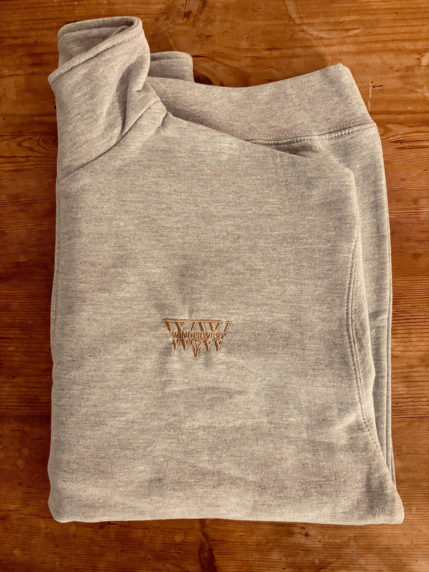 Dusty Trail Quarter Zip – Heather Grey - WanderWest