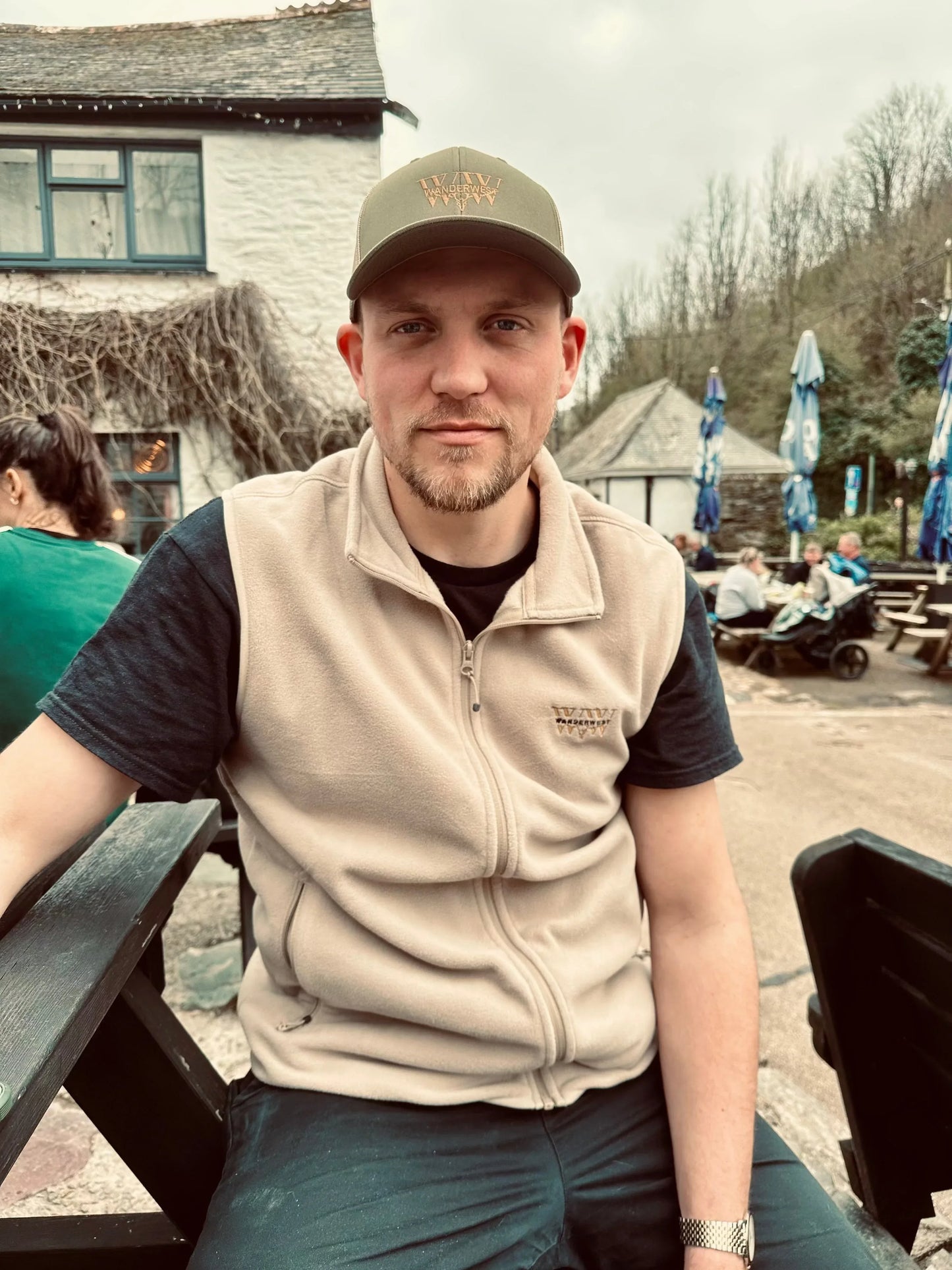 WanderWest Outpost Trail Trucker – Moss/Khaki - WanderWest