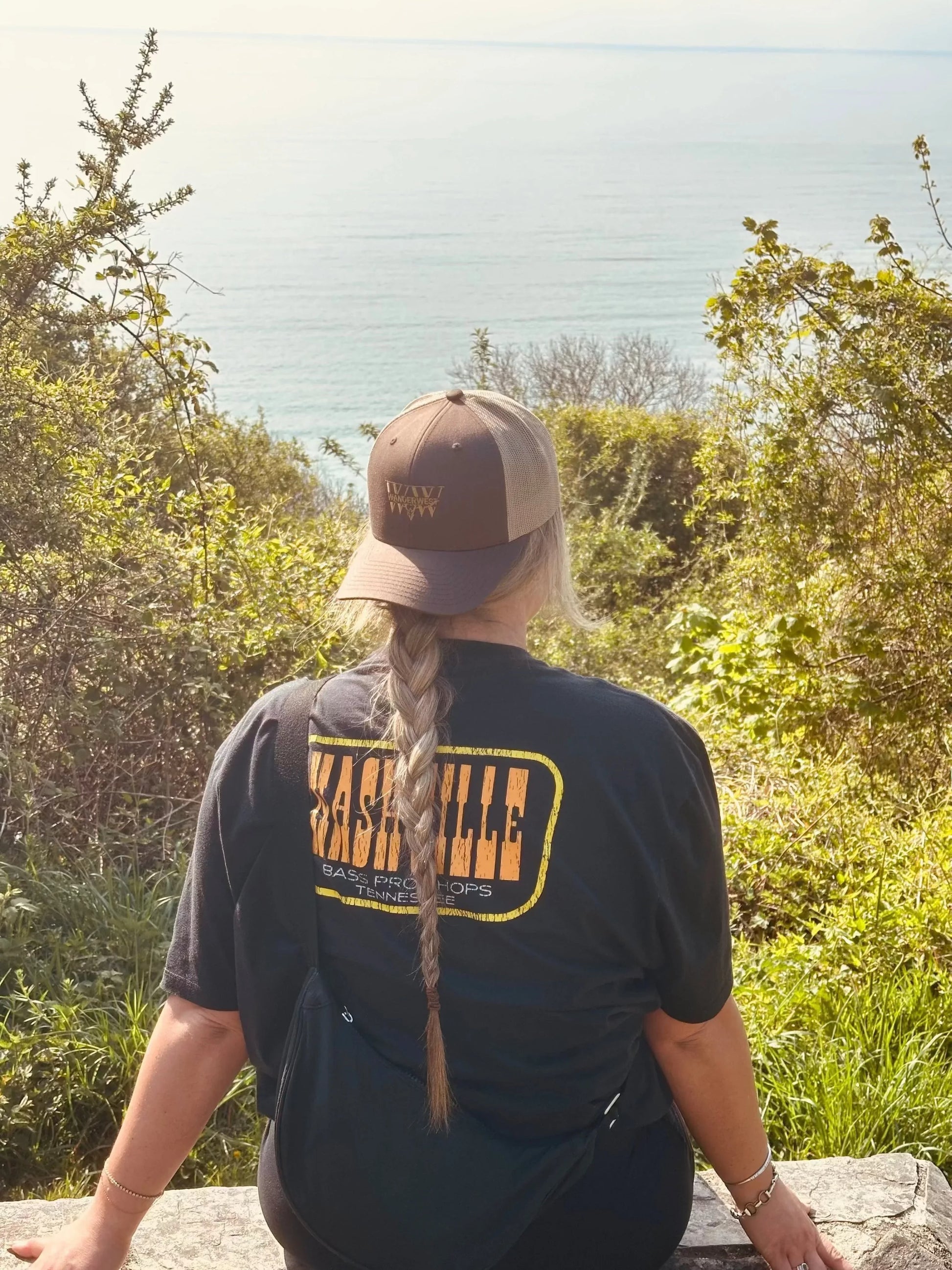 WanderWest Rusted Barn Trucker – Brown/Khaki - WanderWest