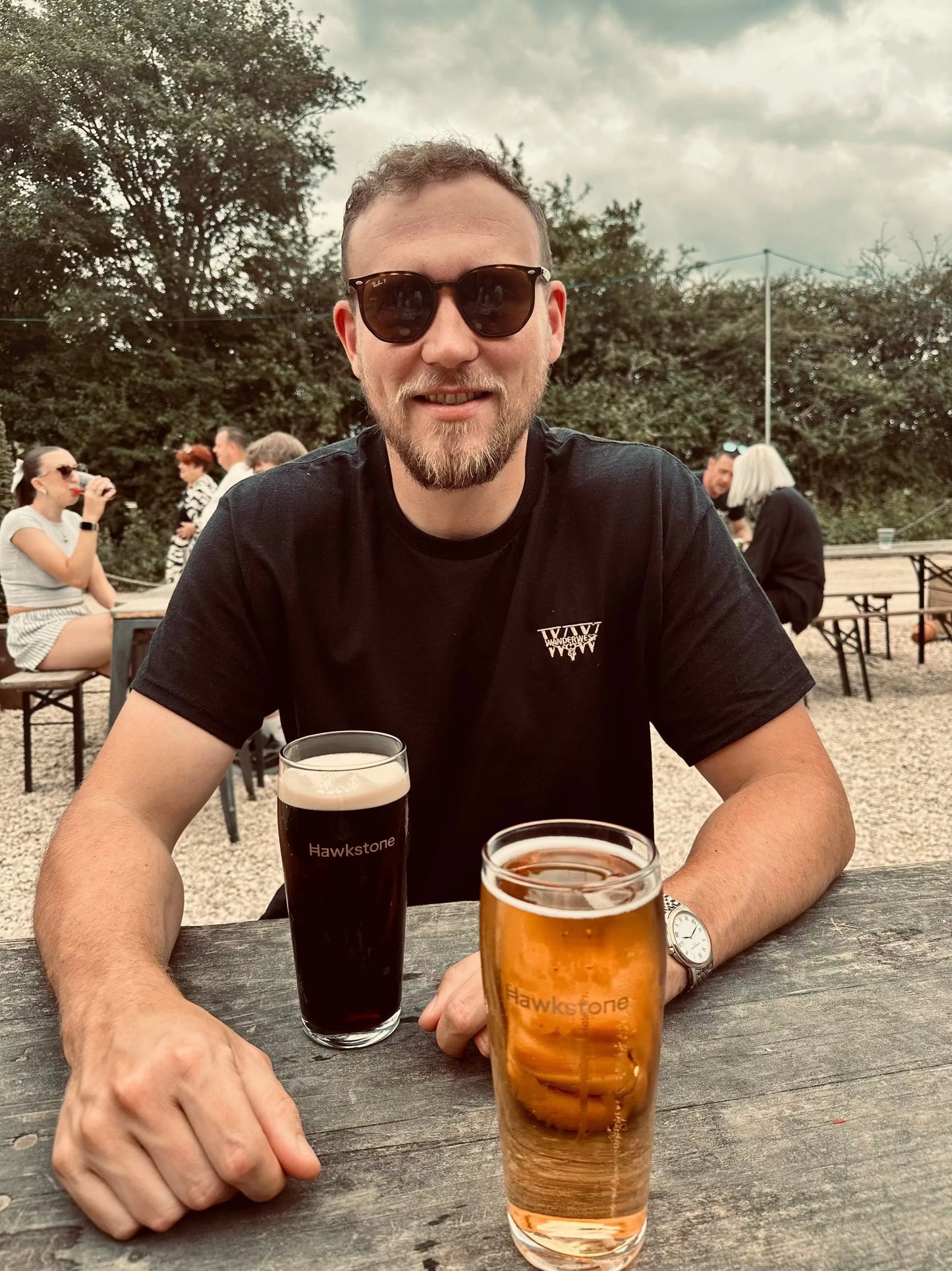 WanderWest Midnight Rider Tee – Black - WanderWest