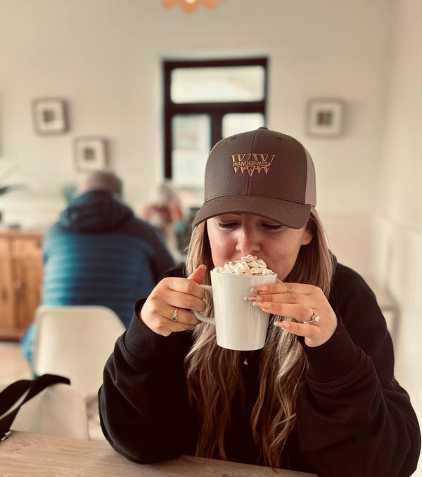 WanderWest Rusted Barn Trucker – Brown/Khaki - WanderWest