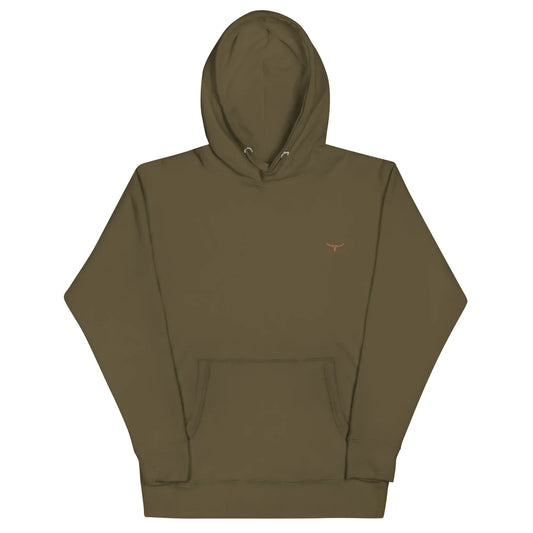 Longhorn Frontier Range Hoodie – Military Green - WanderWest