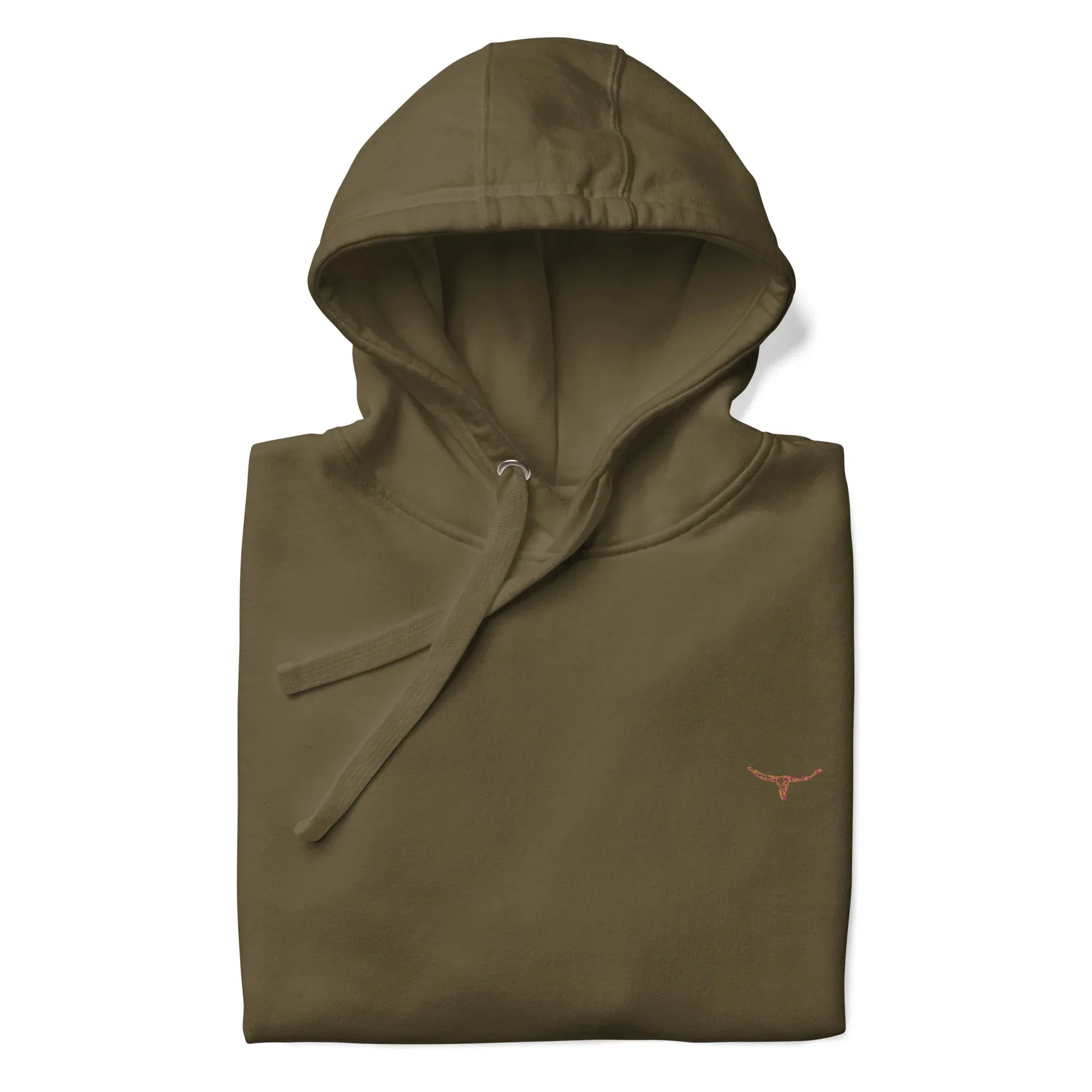 Longhorn Frontier Range Hoodie – Military Green - WanderWest