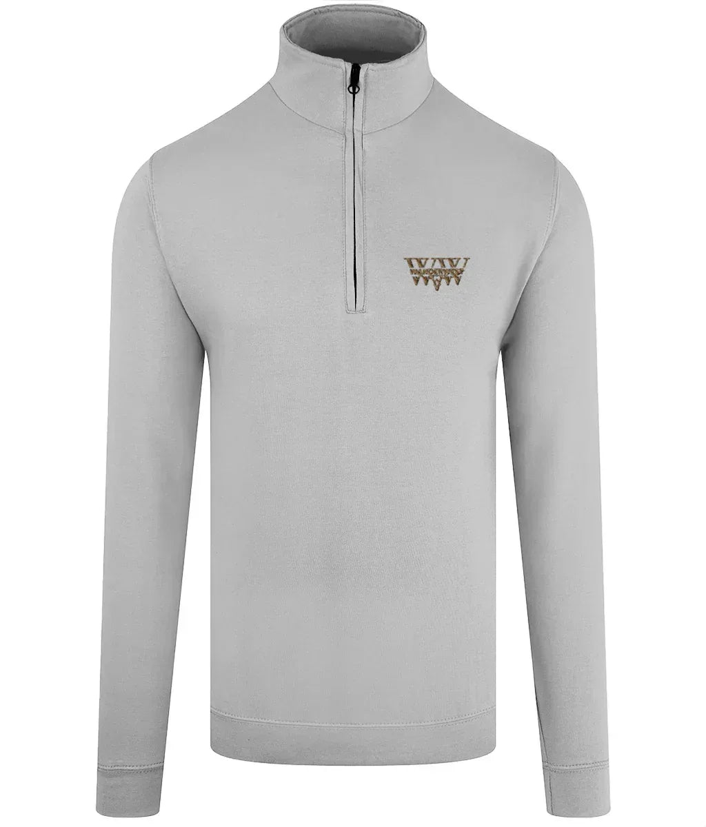 Dusty Trail Quarter Zip – Heather Grey - WanderWest