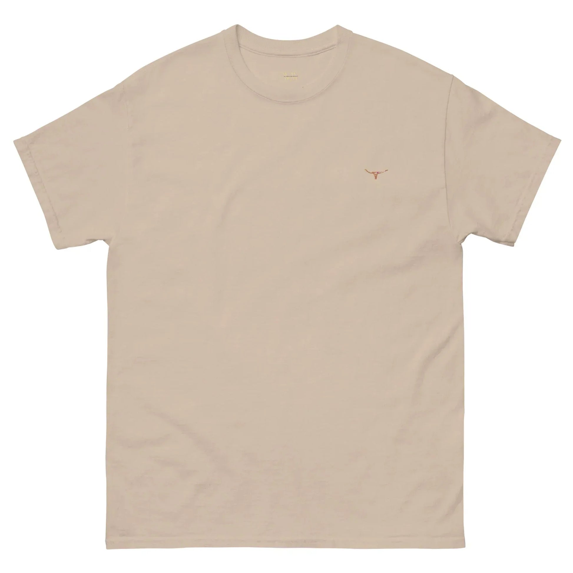 Longhorn Bull Skull Desert Drift Tee – Sand - WanderWest