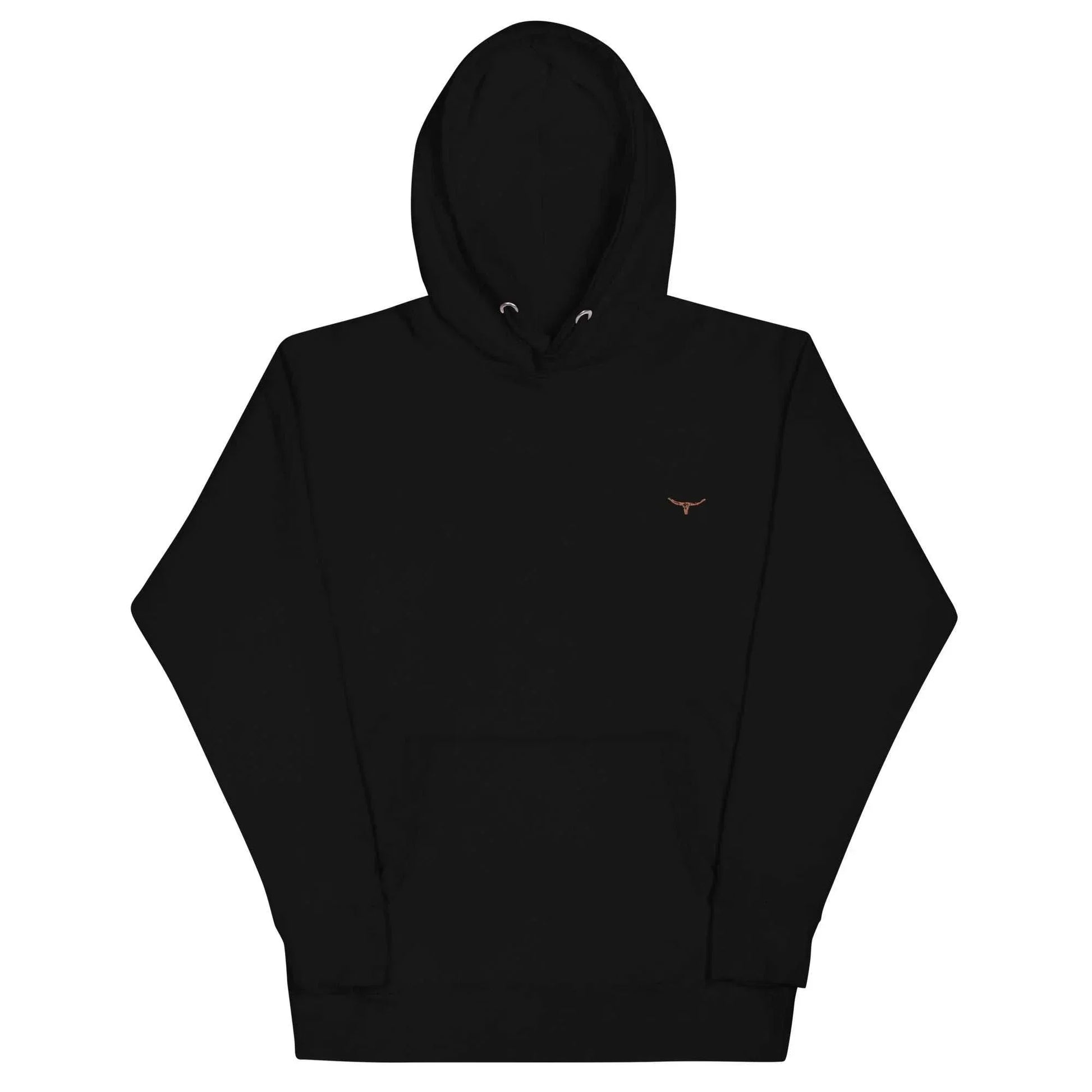 Longhorn Outlaw Ridge Hoodie – Black - WanderWest